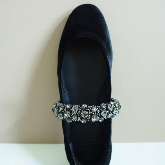 Tory Burch Crystal Ballet Flat S: 9 - Picture 3 of 9